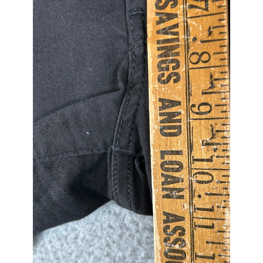 Levis 318 Shaping Wide Leg Jeans Womens 32 Black High Rise Stretch Denim Pants - Picture 9 of 11